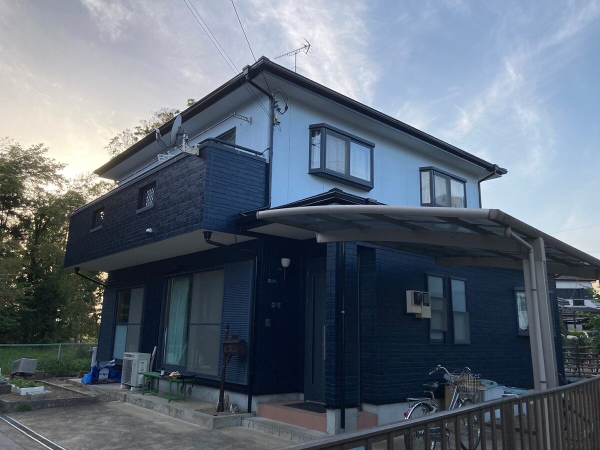 千葉県八千代市Y様邸　外壁塗装　屋根塗装　ベランダ防水　トップコート施工6